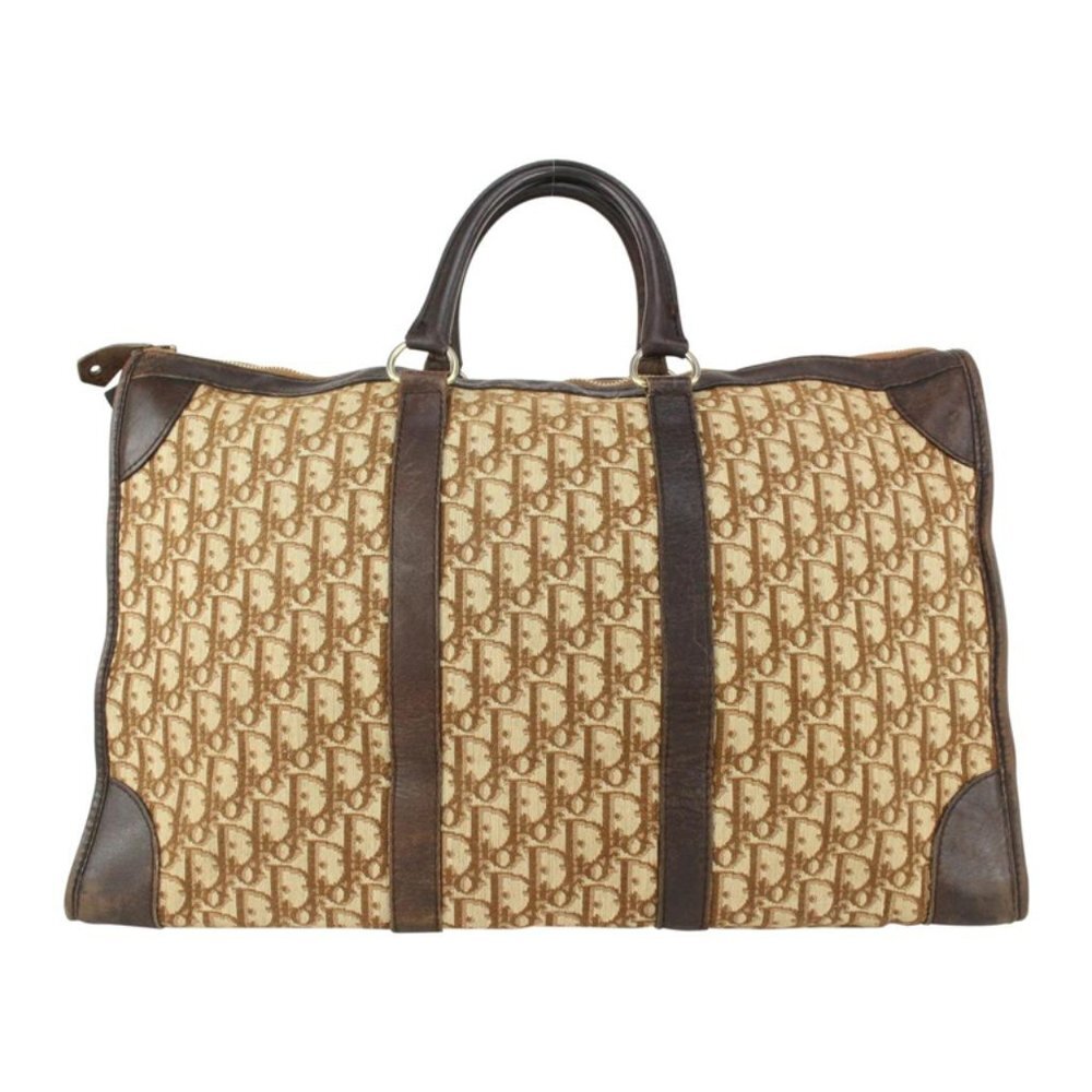 Dior Brown Monogram Trotter Luggage Briefcase Suit